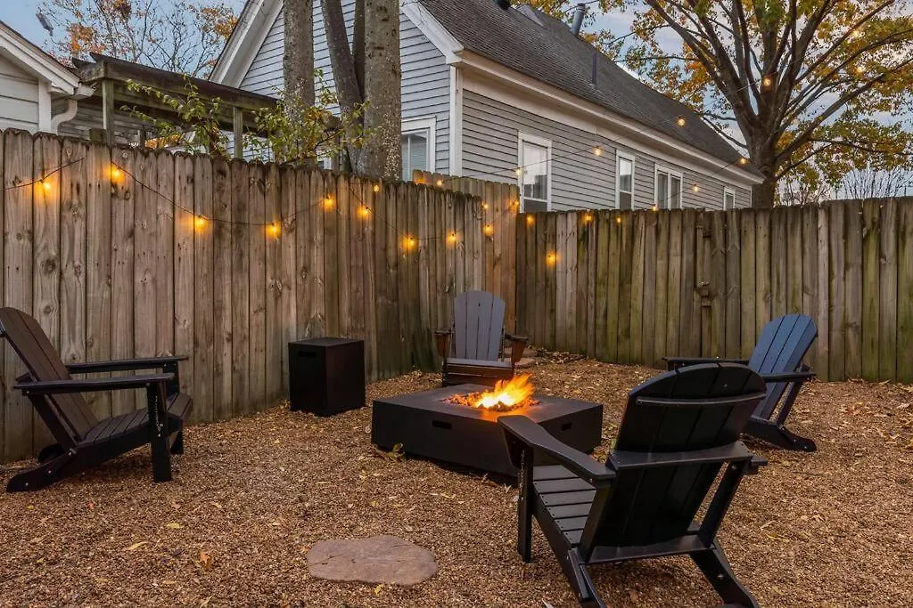 Villa Large Historical Home W/ Fire Pit, Chef Kitchen. Memphis